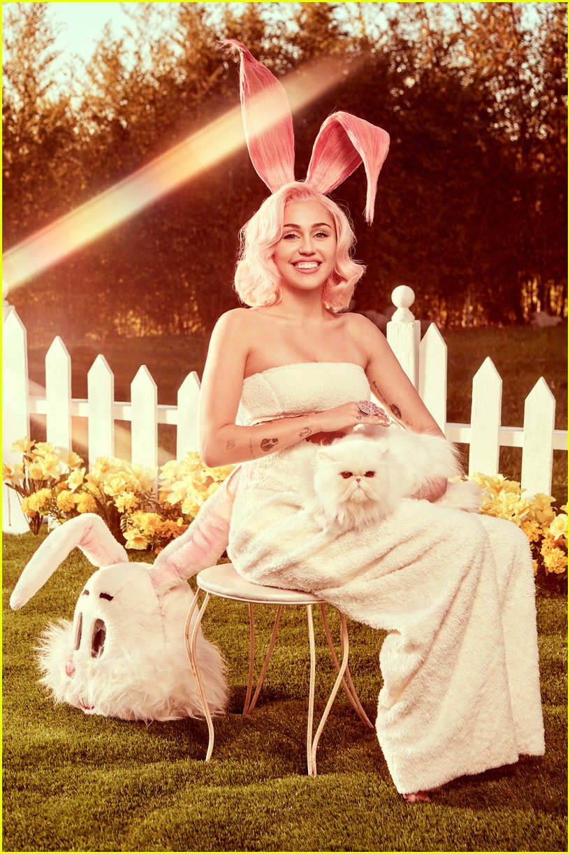 miley cyrus poses with pastels for dreamy vogue easter photo shoot 03