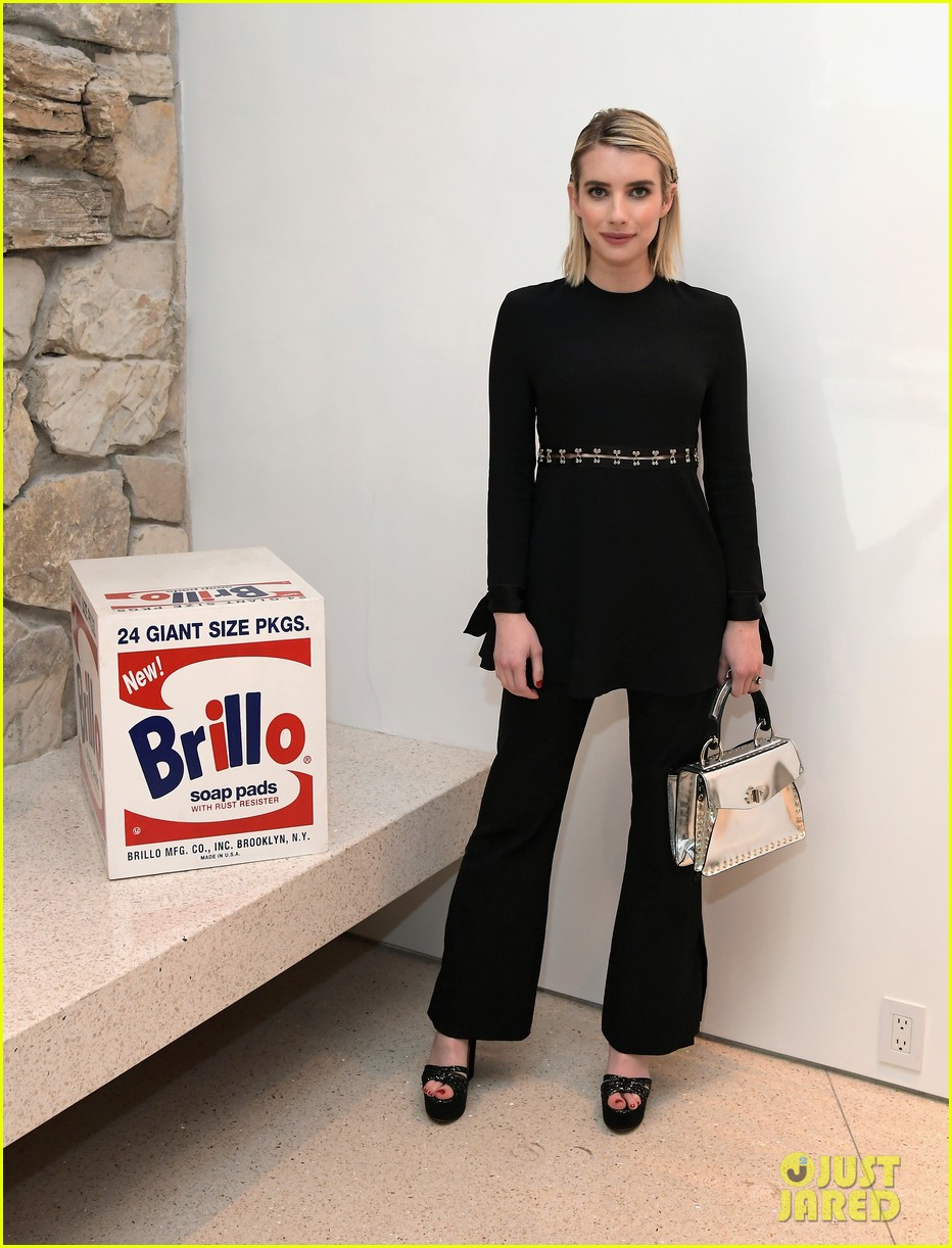 nina dobrev and emma roberts join forces at proenza schoulers new fragrance launch 06
