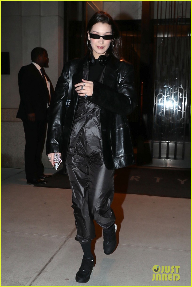bella hadid gives off matrix vibes during night out in nyc 01