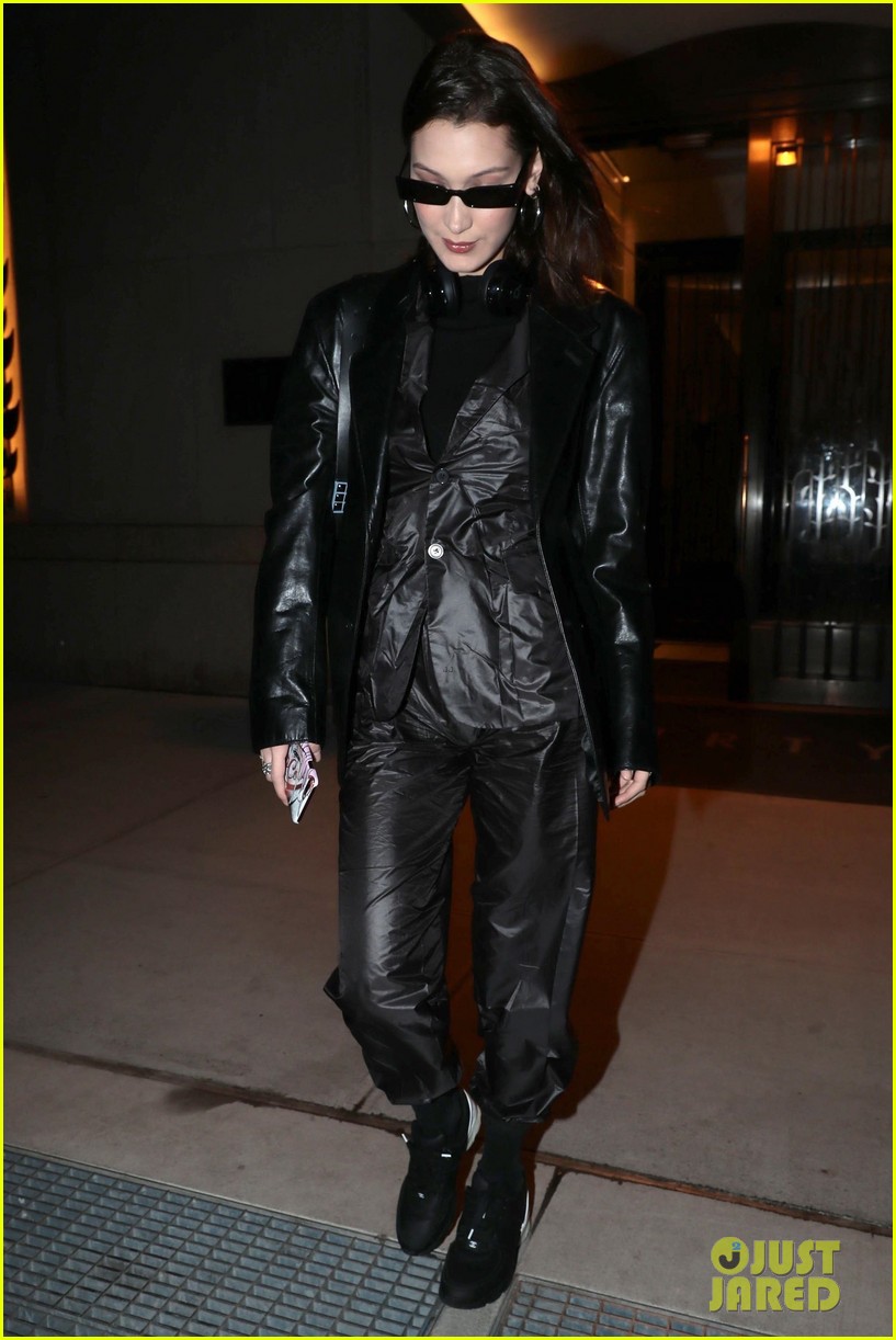 bella hadid gives off matrix vibes during night out in nyc 05