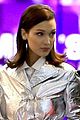 bella hadid goes bold in silver trenchcoat for outing in beverly hills 02