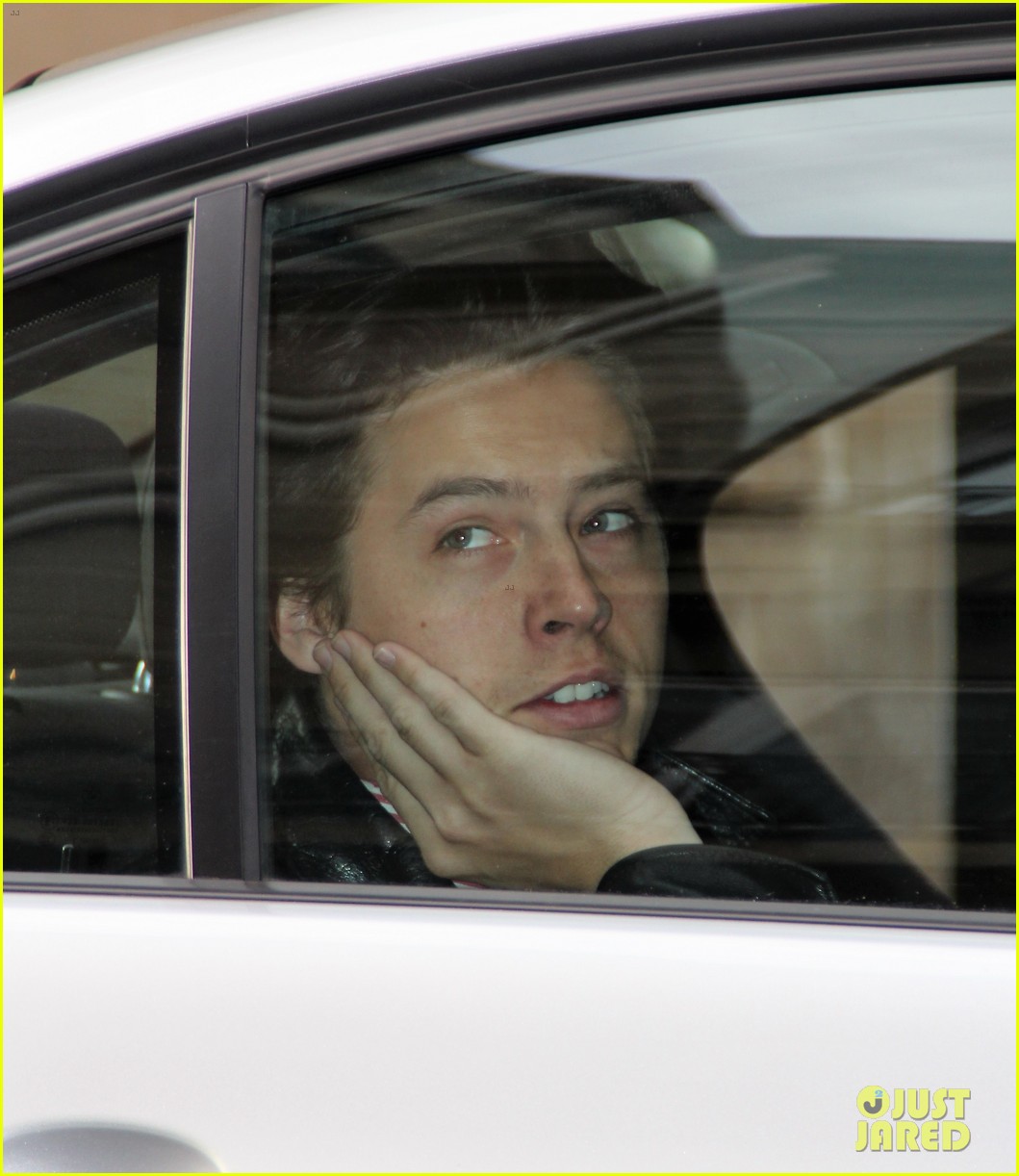 cole sprouse and lili reinhart leave their hotel to attend rivercon 2018 in paris 01