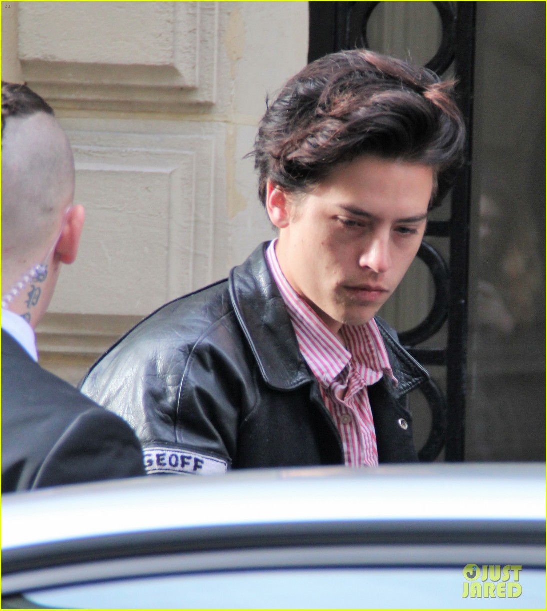 cole sprouse and lili reinhart leave their hotel to attend rivercon 2018 in paris 05