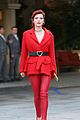 bella thorne goes red hot for a meeting in beverly hills 15