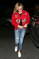 chloe moretz reps dale earnhardt jr while out friday night 04