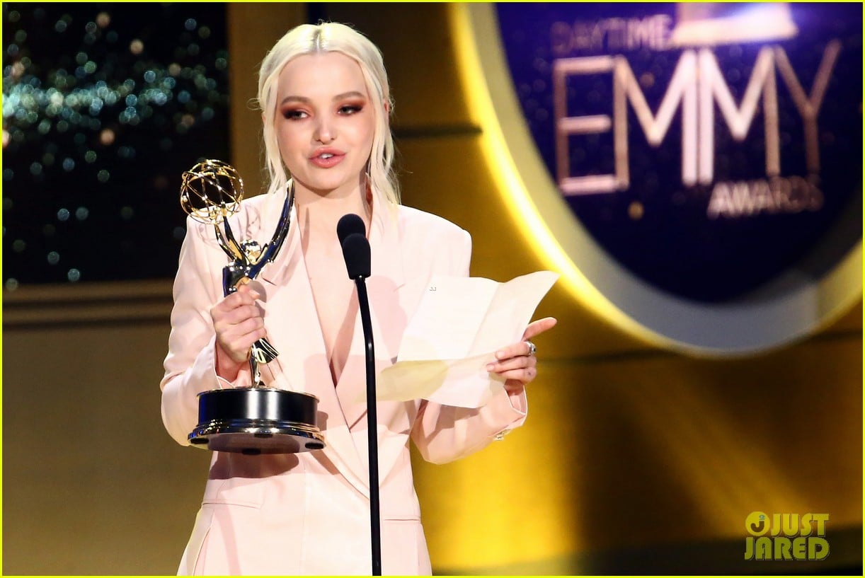 dove cameron wins her first emmy at creative arts emmys 11