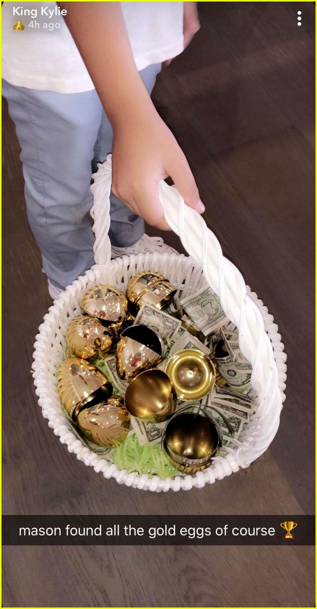 Kylie Jenner Shares Easter Sunday Videos of Stormi & Travis Scott