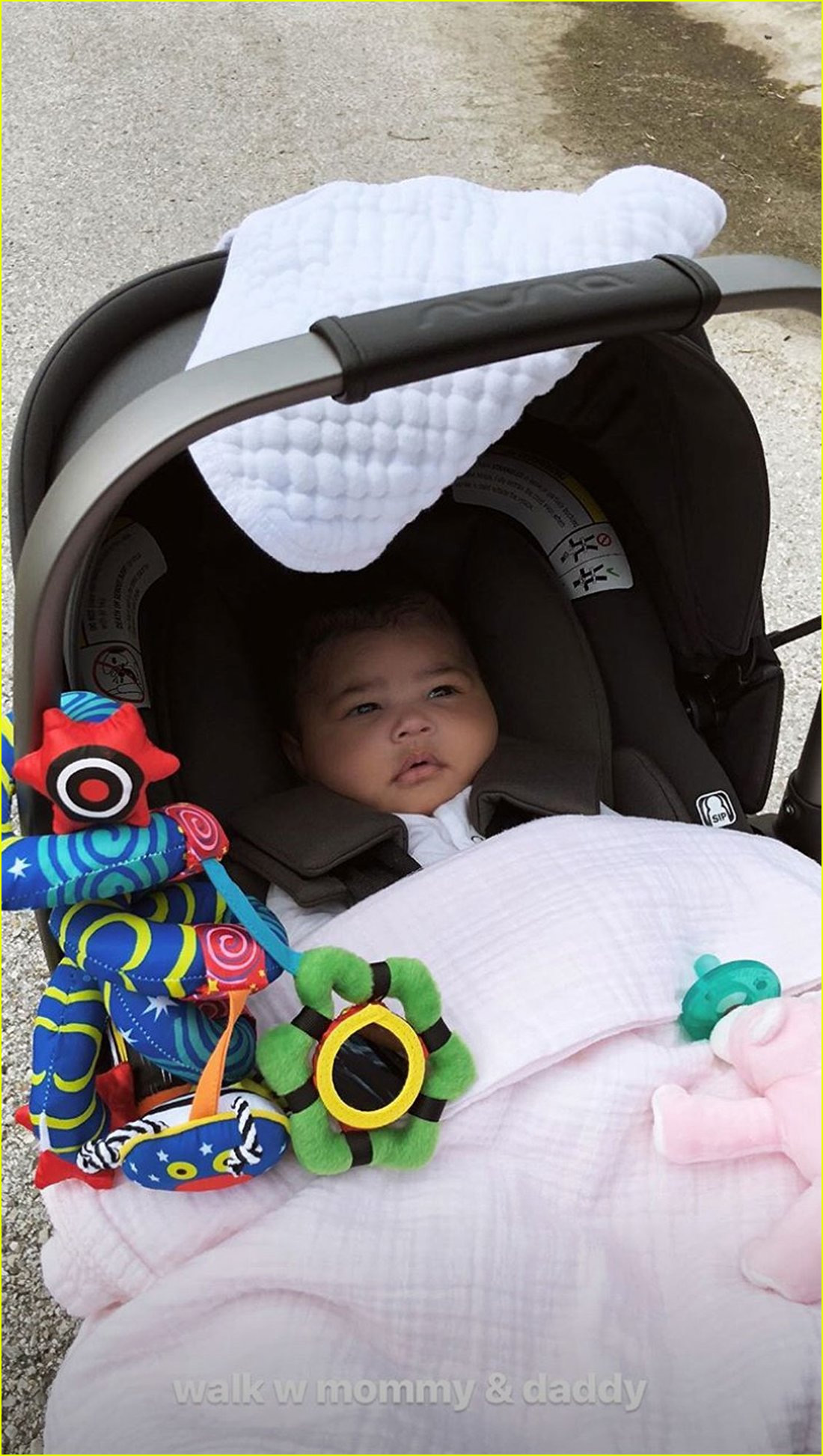 kylie jenner shares sweet photos of sleepy stormi during afternoon walk 02