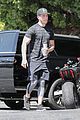 nick jonas shows off buff biceps at the gym 05