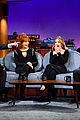 lucy hale enjoys corn dogs with reba mcentire james corden 03