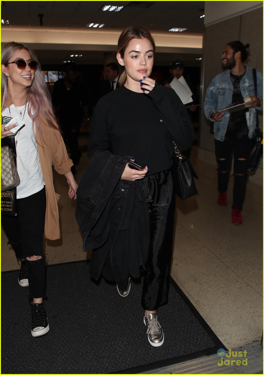 lucy hale lax arrival pressure life sentence 05