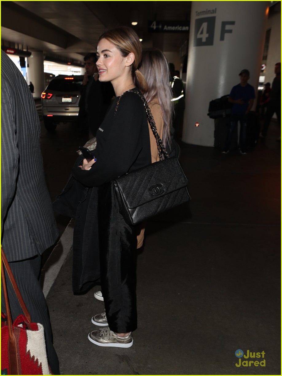 lucy hale lax arrival pressure life sentence 06