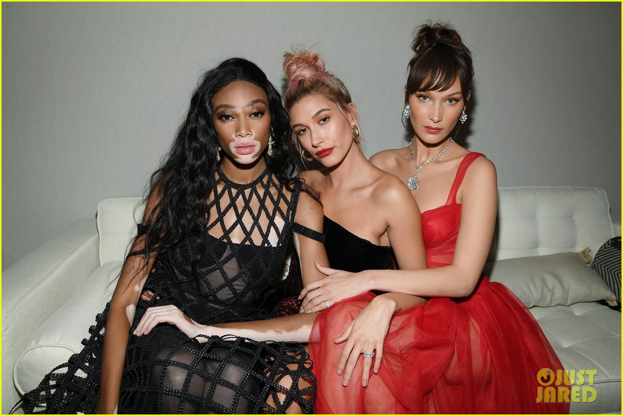 bella hadid joins naomi campbell winnie harlow at dior dinner in cannes 14