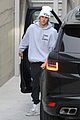 justin bieber changes his hat after weekly church service 02