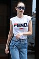 gigi hadid rocks fendi while out and about nyc 02