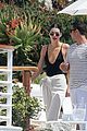 kendall jenner rocks black thong swimsuit while poolside in cannes 13
