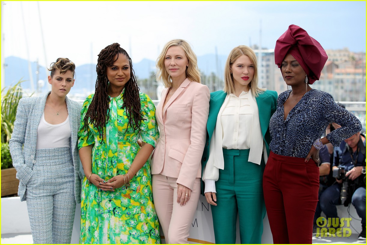 cate blanchet kristen stewart ava duvernay lea sedoux for cannes jury photo call 02