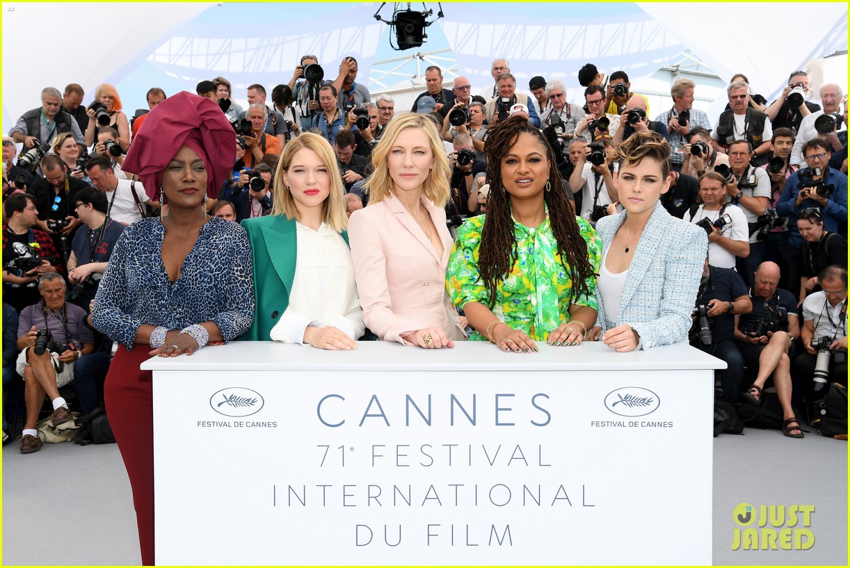 cate blanchet kristen stewart ava duvernay lea sedoux for cannes jury photo call 04