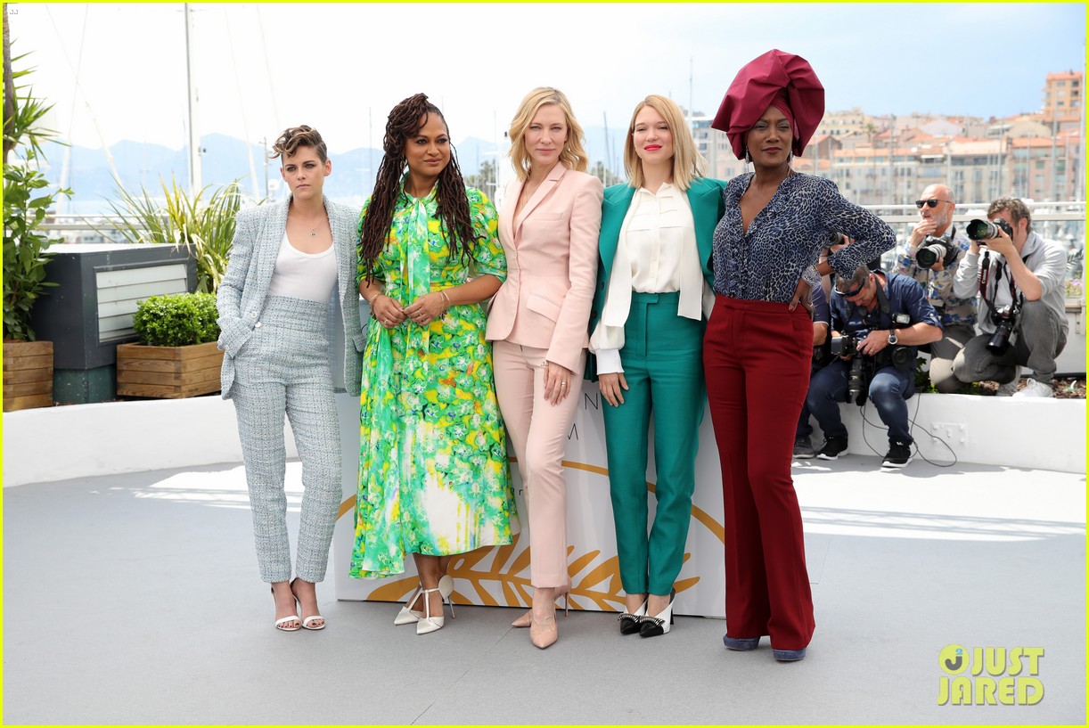 cate blanchet kristen stewart ava duvernay lea sedoux for cannes jury photo call 05