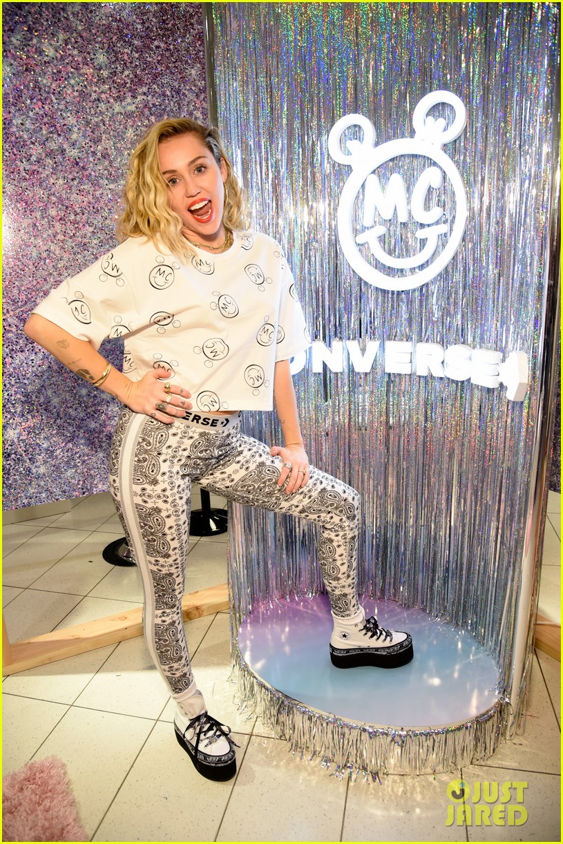 miley cyrus launches converse collection at the grove 01