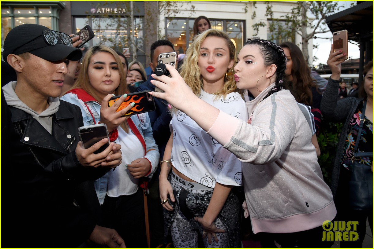 miley cyrus launches converse collection at the grove 34
