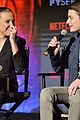 millie bobby brown naoh schnapp hold hands at stranger things panel 10