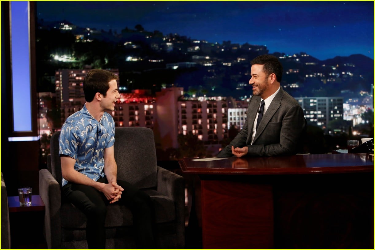 dylan minnette talks 13 reasons why fame looking like jimmy kimmel and more 04