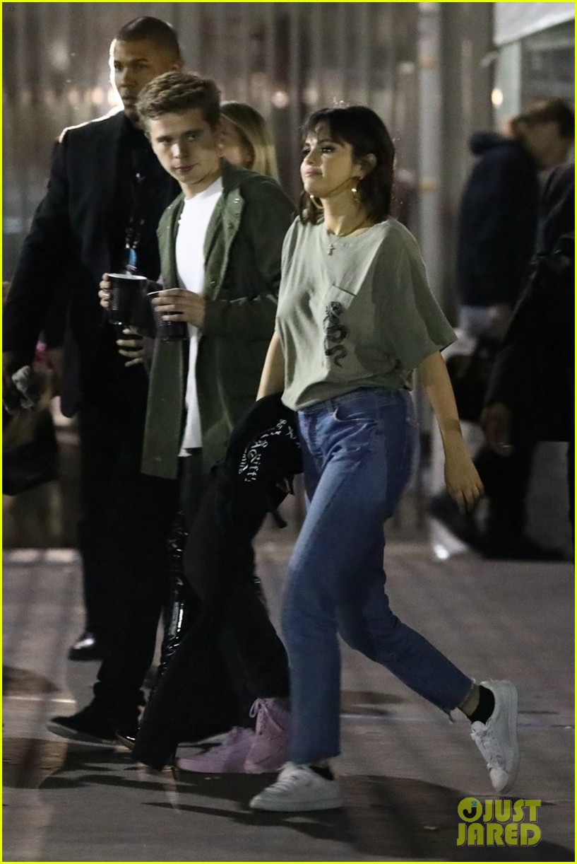 selena gomez leaves taylor swift concert in reputation tour t shirt 01
