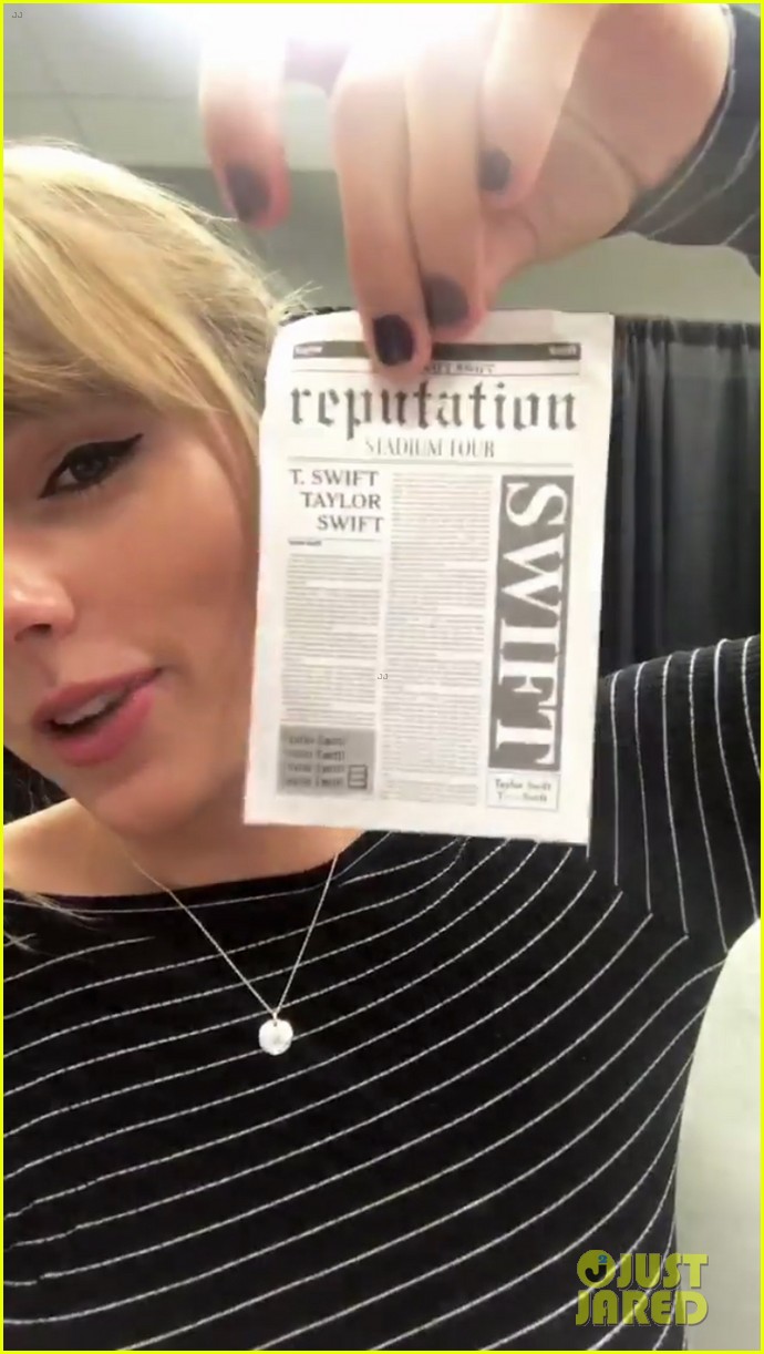 taylor swift shows off confetti for her reputation tour 02