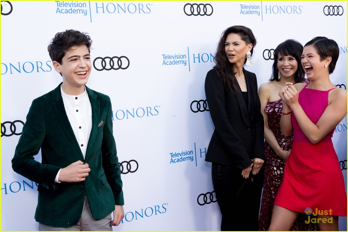 andi mack cast tv academy honors red carpet 02