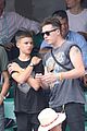 brooklyn and romeo beckham enjoy a day at the french open 01