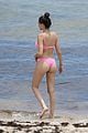 madison beer shows off her figure in pink bikini at the beach 05