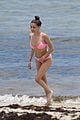 madison beer shows off her figure in pink bikini at the beach 09