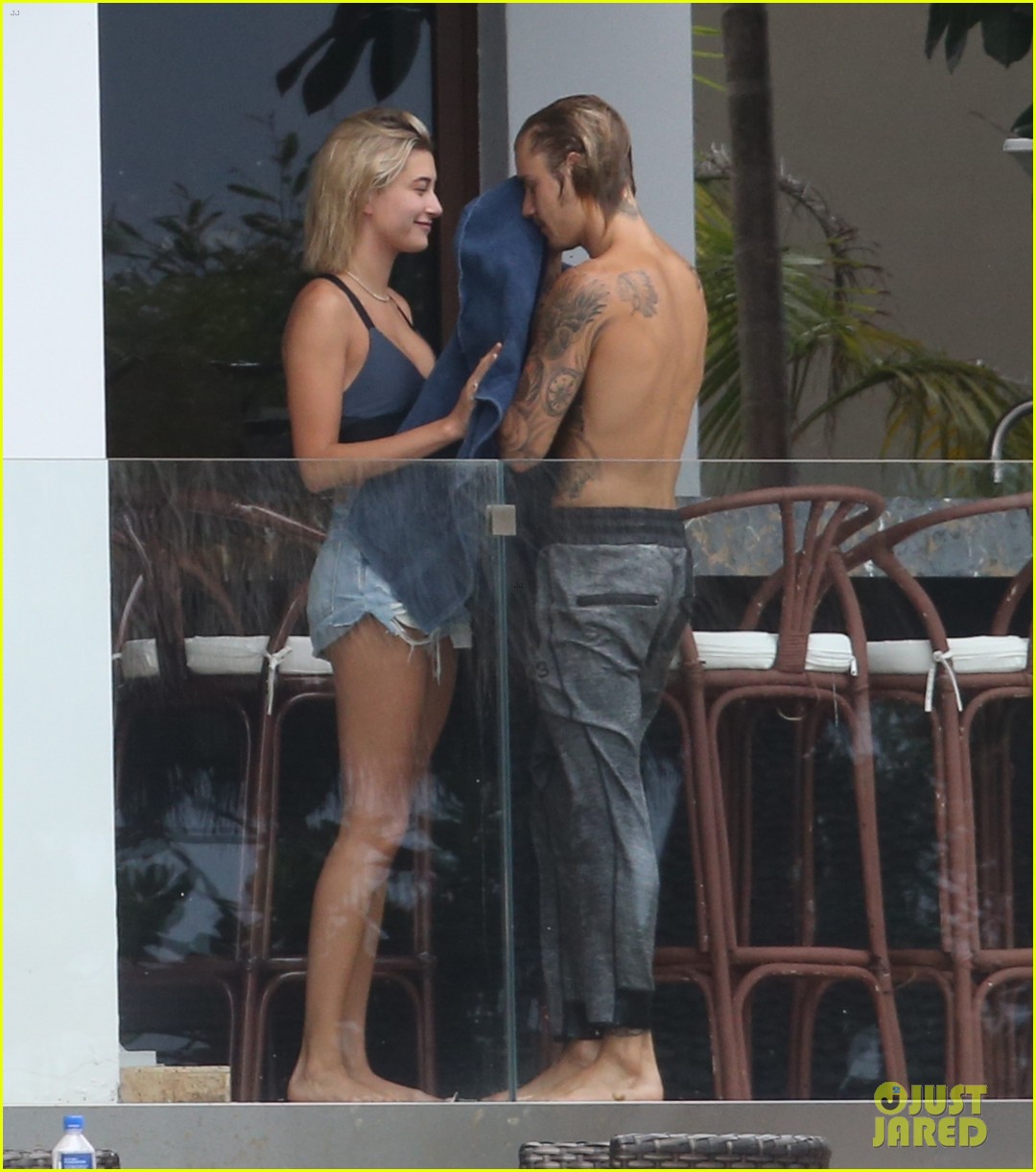 justin bieber gets cozy in miami with hailey baldwin 30
