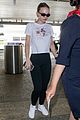 lily rose depp sports french cartoon t shirt while heading to paris 03