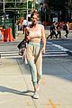 gigi hadid rocks cute crop top and sweatpants while out in nyc 05
