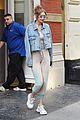 gigi hadid rocks cute crop top and sweatpants while out in nyc 08