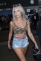 halsey looks fierce in leopard print crop top and cowboy boots at lax airport 03