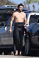 liam hemsworth goes shirtless after surfing session 04