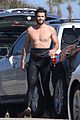 liam hemsworth goes shirtless after surfing session 06