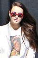 katherine langford looks so chic heading to jimmy kimmel live interview 04