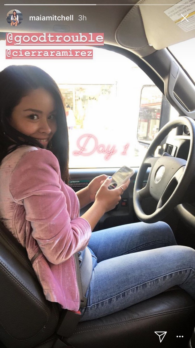 maia cierra document good trouble first filming days 01