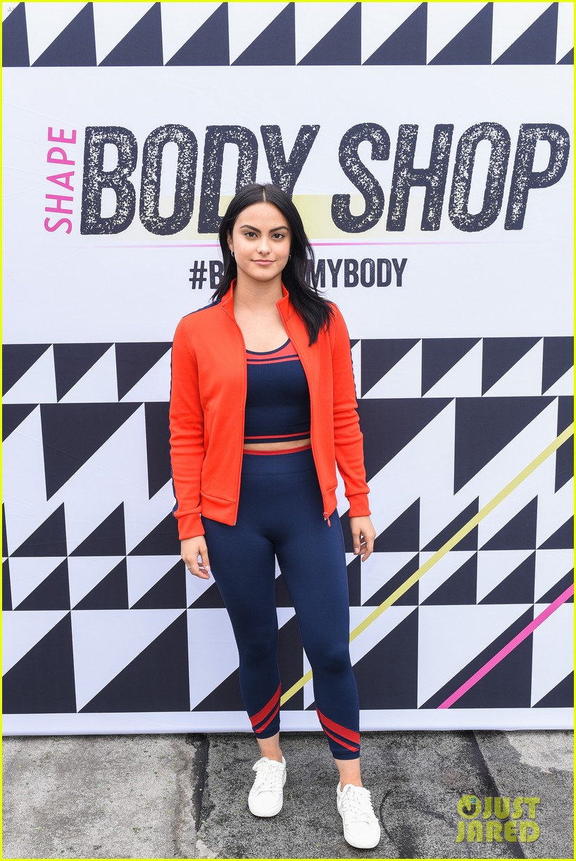 camila mendes stays fit at shape magazines body shop pop up 19