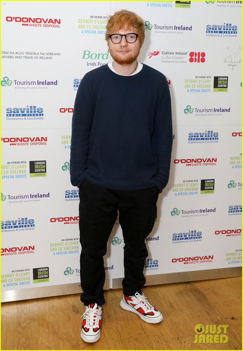 ed sheeran holds charity concert for intimate crowd at irish centre in london 02
