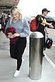 meghan trainor shows off her engagement ring from daryl sabara at lax 08