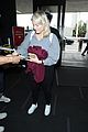 meghan trainor shows off her engagement ring from daryl sabara at lax 13