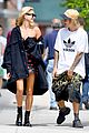 justin bieber and hailey baldwin cant stop smiling during nyc stroll 01