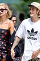 justin bieber and hailey baldwin cant stop smiling during nyc stroll 02