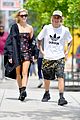 justin bieber and hailey baldwin cant stop smiling during nyc stroll 03