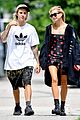 justin bieber and hailey baldwin cant stop smiling during nyc stroll 09